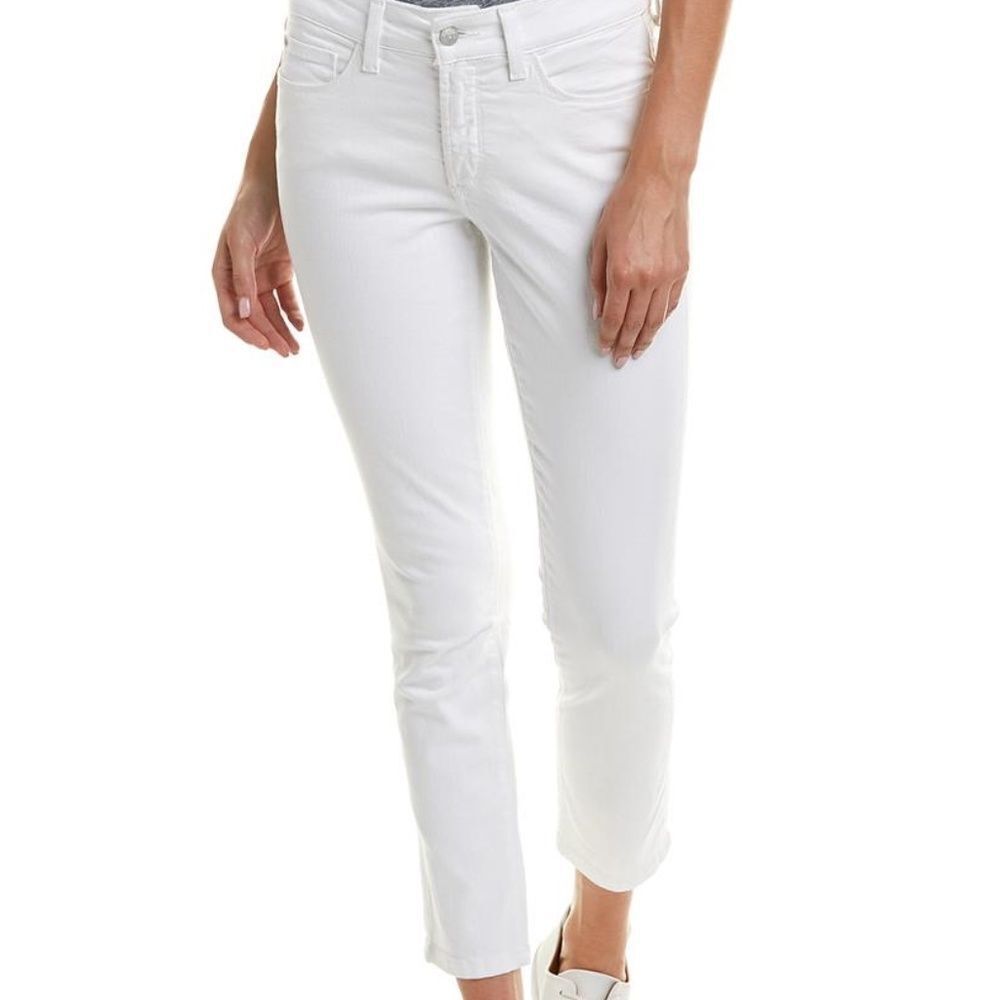 NYDJ Alina Convertible Ankle Optic White Jeans Sz 00